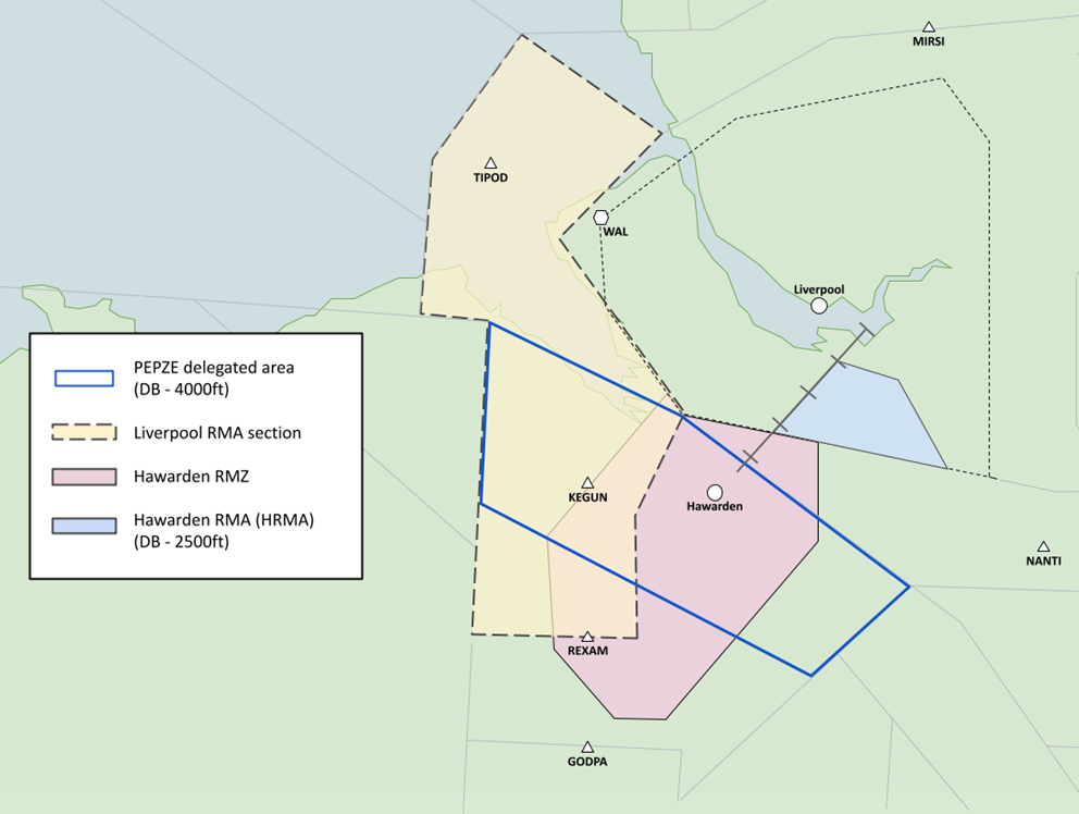 Hawarden Local Airspace