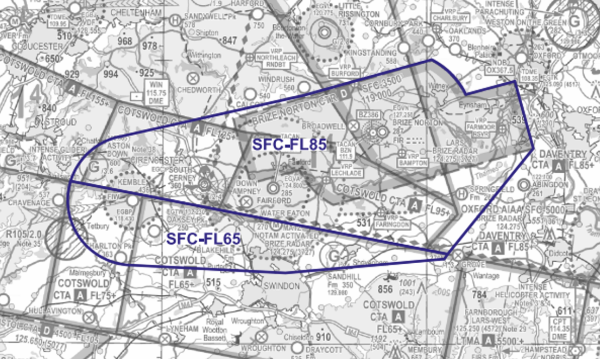 Restricted Airspace (Temporary) - Arrivals and Display