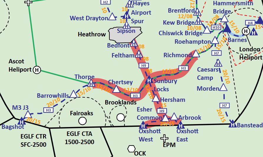 Helicopter Route Restrictions