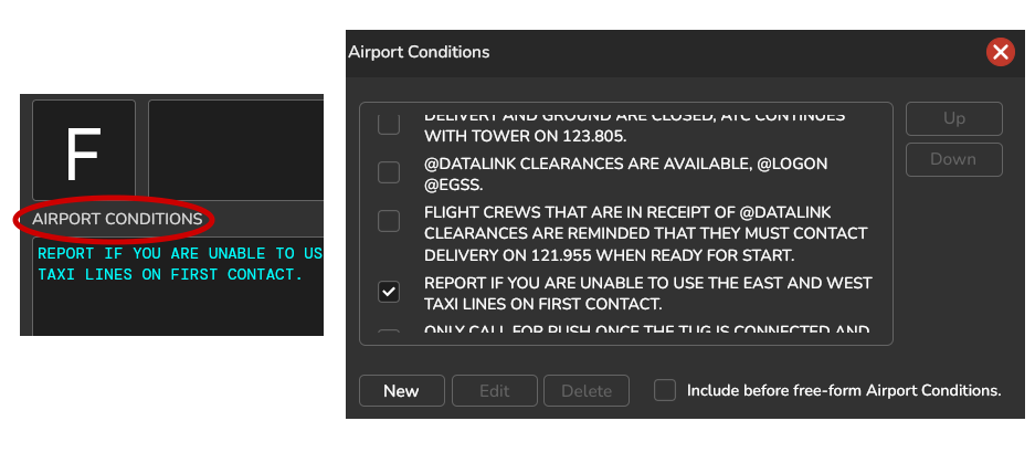 Airport Conditions