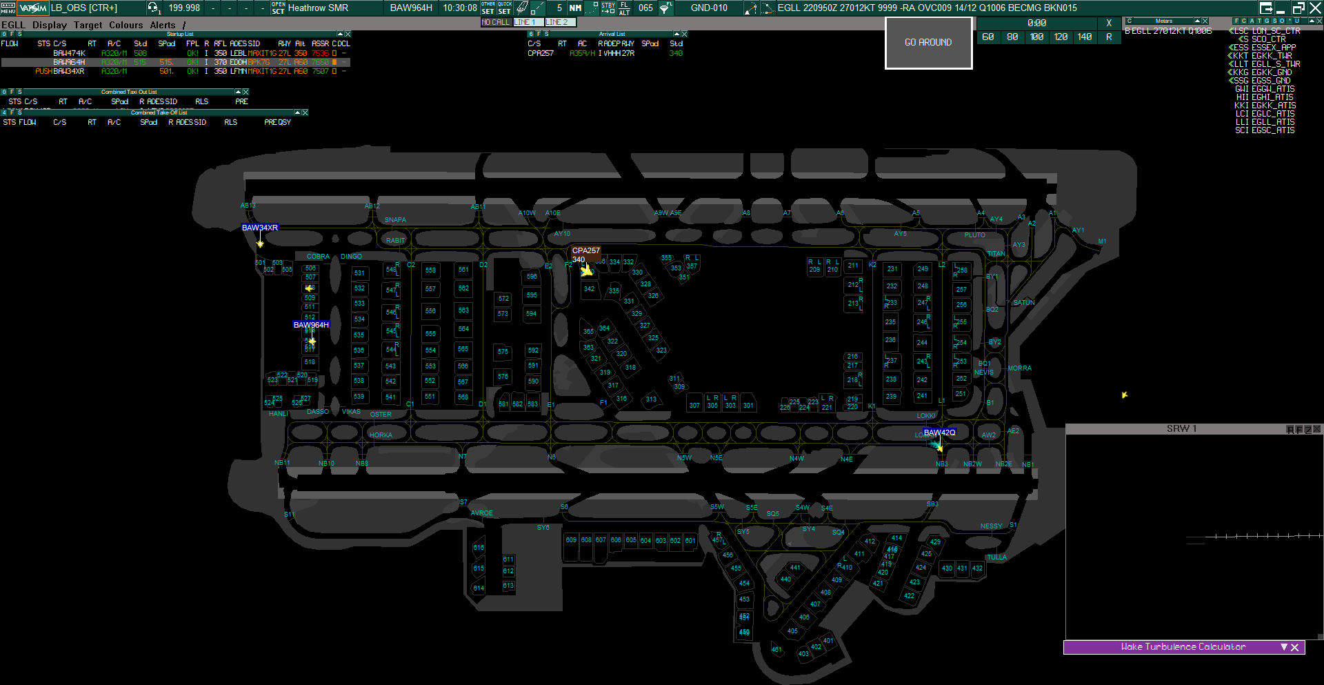 EuroScope SMR view